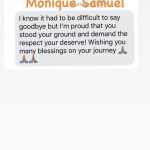 NeNe Leakes IG Story Monique Samuels