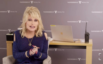 Dolly Parton Gets a COVID Vaccine and Calls It a “Dose of Her Own Medicine”