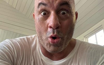 Joe Rogan Gets Trolled in Sywriting Marriage Proposal Message Making Fun of How Short He Is