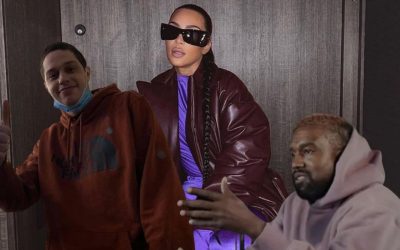 Kim Kardashian Seen Out Dating Pete Davidson While Kanye Holds Sunday Service with Marilyn Manson