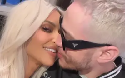 Kim Kardashian and Pete Davidson Get Matching Bleached Hair