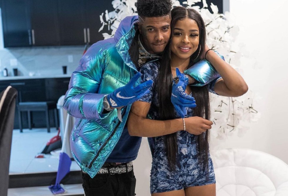 Rapper Blueface Offers Girlfriend Chrisean 100k To Leave Him After A Video Of Them Fighting