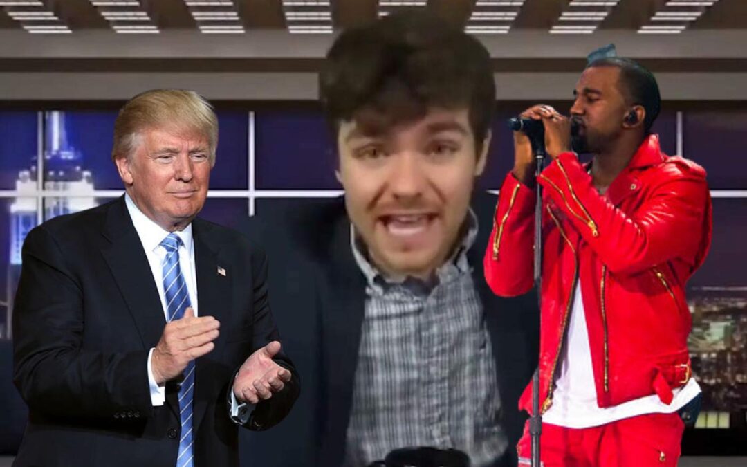 Kanye West Brings White Nationalist Nick Fuentes to a Meeting with Trump